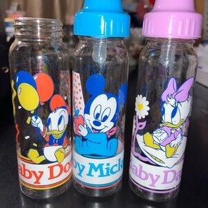 Vintage 1984 Evenflo Baby Bottle Disney Bundle